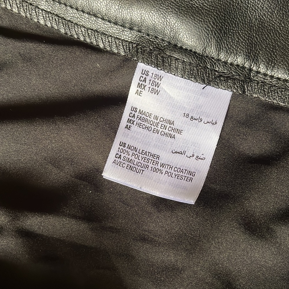 Bar III Faux Leather pants - Picture 16 of 16